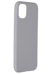 Чехол Pero для APPLE iPhone 11 Liquid Silicone Grey PCLS-0022-GR ПЕРО