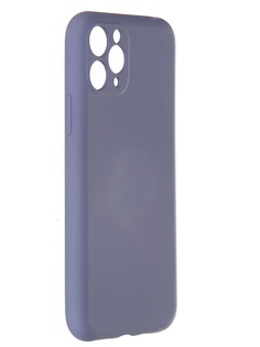 Чехол Pero для APPLE iPhone 11 Pro Liquid Silicone Grey PCLS-0021-GR ПЕРО