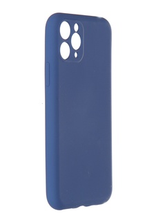 Чехол Pero для APPLE iPhone 11 Pro Liquid Silicone Blue PCLS-0021-BL ПЕРО