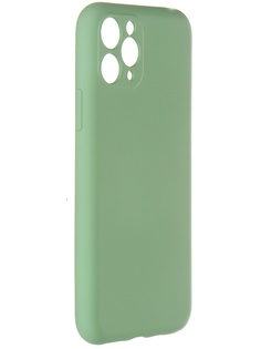 Чехол Pero для APPLE iPhone 11 Pro Liquid Silicone Green PCLS-0021-GN ПЕРО