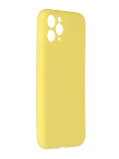 Чехол Pero для APPLE iPhone 11 Pro Liquid Silicone Yellow PCLS-0021-YW ПЕРО