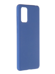 Чехол Pero для Samsung Galaxy S20 Plus Liquid Silicone Blue PCLS-0009-BL ПЕРО