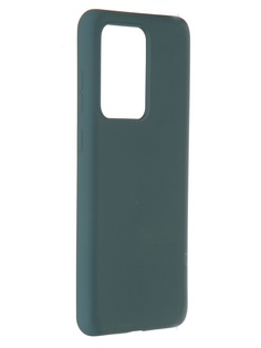 Чехол Pero для Samsung Galaxy S20 Ultra Liquid Silicone Dark Green PCLS-0011-NG ПЕРО