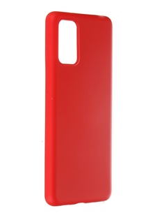 Чехол Pero для Samsung Galaxy S20 Plus Liquid Silicone Red PCLS-0009-RD ПЕРО