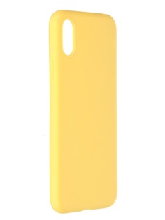 Чехол Pero для APPLE iPhone X / XS Liquid Silicone Yellow PCLS-0002-YW ПЕРО