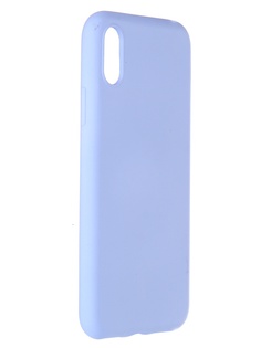 Чехол Pero для APPLE iPhone X / XS Liquid Silicone Light Blue PCLS-0002-LB ПЕРО