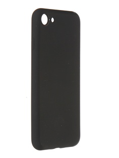 Чехол Pero для APPLE iPhone 7 / 8 / SE2 Liquid Silicone Black PCLS-0001-BK ПЕРО