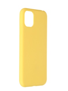 Чехол Pero для APPLE iPhone 11 Liquid Silicone Yellow PCLS-0022-YW ПЕРО