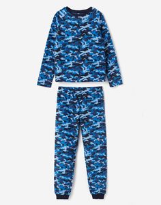 Пижама с камуфляжным принтом для мальчика Gloria Jeans