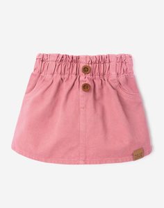Розовая джинсовая юбка для малышки Gloria Jeans