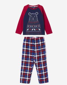 Пижама с принтом для мальчика Gloria Jeans