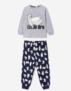 Пижама с мишками для мальчика Gloria Jeans