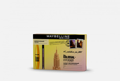 Подарочный набор: Тушь для ресниц + жидкий лайнер для глаз Maybelline