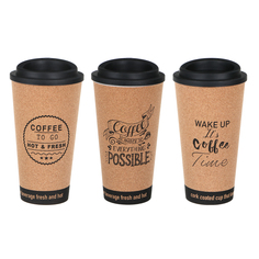 Стакан с крышкой Koopman 8,9х18,2 см в ассортименте