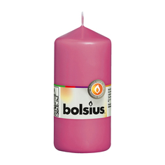 Свеча-столбик Bolsius 12x6 см фуксия