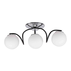Люстра потолочная J-light CLOUD 2352/3C E27*3*60W хром/черный/белый