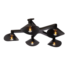 Люстра потолочная J-light COLIN 1745/5C E27*5*40W кофе/кофе