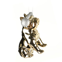 Игрушка елочная Kaemingk Собачка 6x9x10,5 см