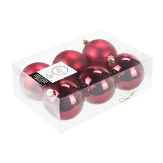 Набор шариков на елку Kaemingk 8 см 6 шт 22053