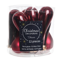 Набор игрушек на елку Kaemingk 7,5 см 12 шт