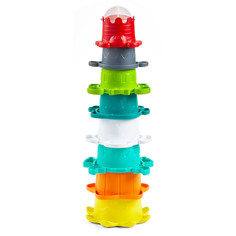 Игрушка для ванны Infantino Стаканчики разноцветные 8 шт