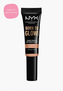 Консилер Nyx Professional Makeup Born To Glow Radiant Concealer с эффектом сияния, оттенок 7.5, Sft Beige, 5,3 мл
