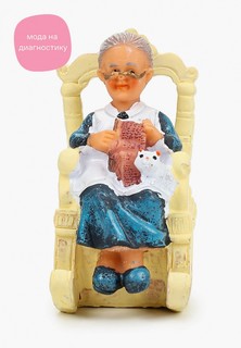 Фигурка декоративная KVI Бабушка в кресле-качалке