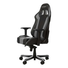 Кресло компьютерное DXRacer King Black/Gray (OH/KS06/NG)