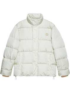 Gucci пуховик с принтом Think/Thank
