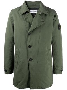 Stone Island пальто со смещенной застежкой