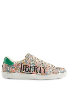 Gucci кеды Ace Gucci Liberty с цветочным принтом