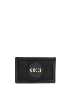 Gucci картхолдер с нашивкой-логотипом