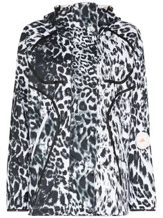 adidas by Stella McCartney ветровка с леопардовым принтом
