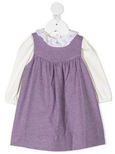 Ralph Lauren Kids платье-сарафан с длинными рукавами