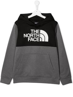 The North Face Kids худи со вставками и логотипом