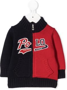 Ralph Lauren Kids куртка на молнии с логотипом