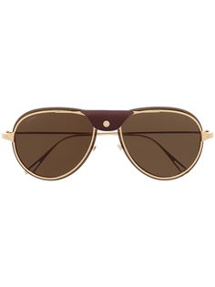 Cartier Eyewear солнцезащитные очки-авиаторы