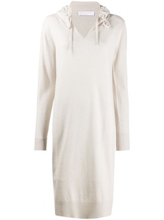 Fabiana Filippi платье миди с капюшоном