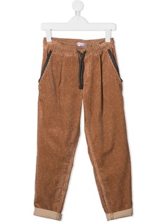 Brunello Cucinelli Kids вельветовые брюки