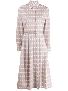 Max Mara платье-рубашка в горох