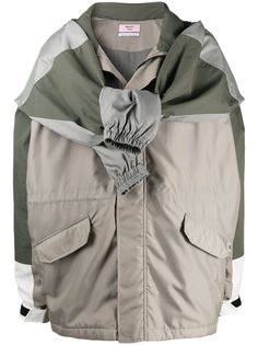 Martine Rose пальто Printworks с завязками