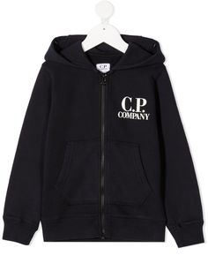 C.P. Company Kids худи на молнии с логотипом
