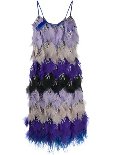 Emilio Pucci платье с перьями из коллаборации с Koché