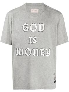 Buscemi футболка с надписью God Is Money