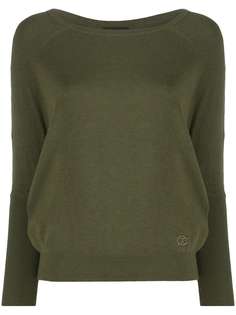 Elisabetta Franchi джемпер с вышивкой