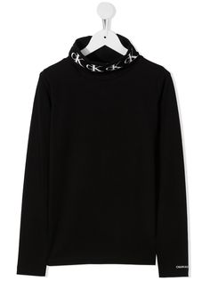 Calvin Klein Kids толстовка с высоким воротником