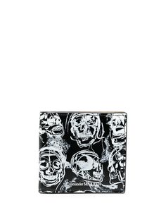 Alexander McQueen бумажник с принтом Skull