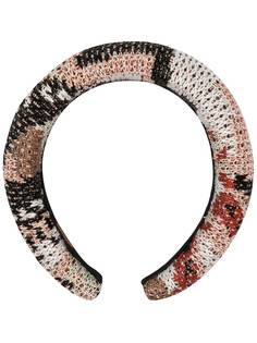 Missoni ободок в технике кроше