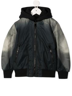Diesel Kids бомбер с капюшоном