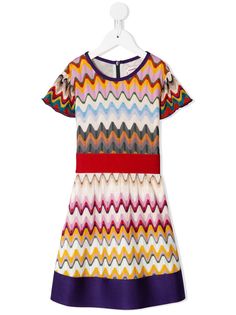 Missoni Kids платье миди с принтом